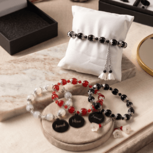Custom Name Tag Beaded Bracelet