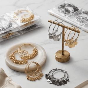 Boho-Chic Multi-Layered Hoop Earrings