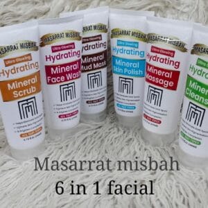 Masarrat Misbah 6-in-1 Ultra Glowing Hydrating Facial Kit