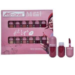 12-Piece AS-ONE Mini Capsule Lip Gloss Set